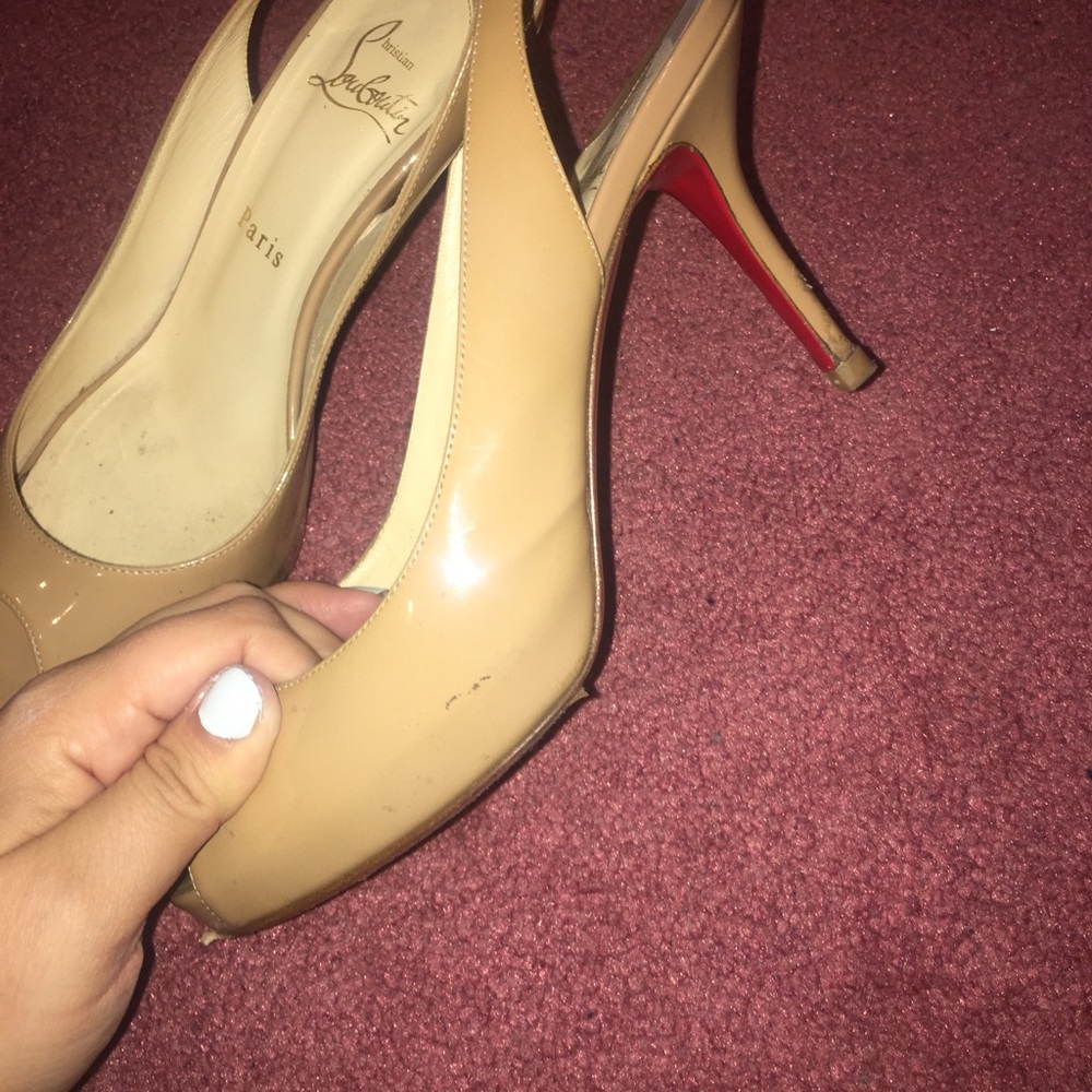 Christian Loubiton Peep Toe - Picture 5 of 7